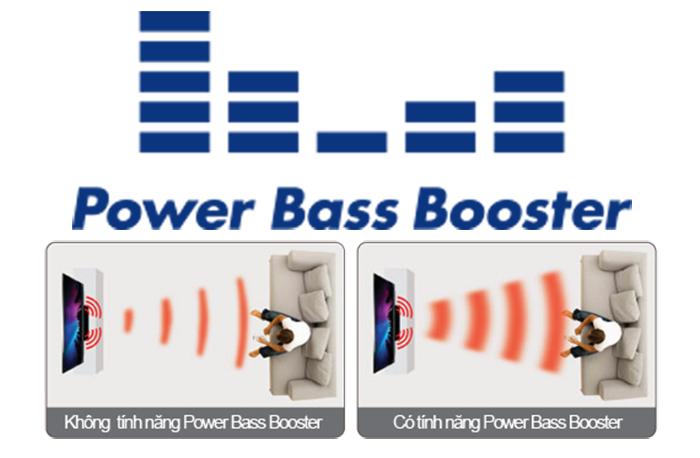 Tính năng Power Bass Bosster cho âm thanh mạnh mẽ