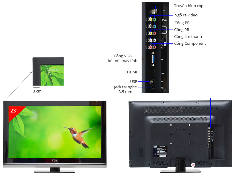 Tivi LED TCL 23D3200 23 inch