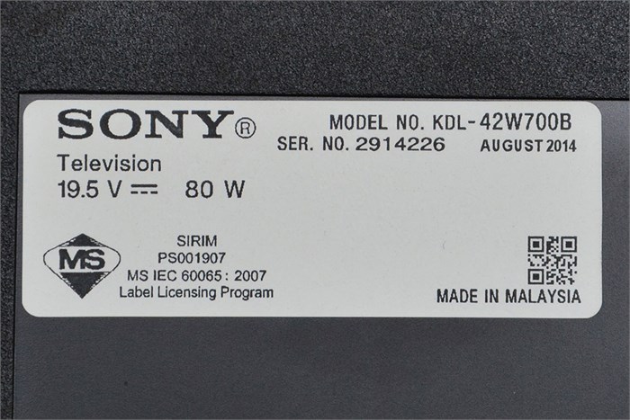 Internet Tivi LED Sony KDL-42W700B 42 inch Màu Đen