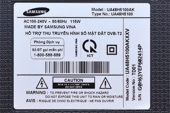 Tivi LED Samsung UA48H5100 48 inch