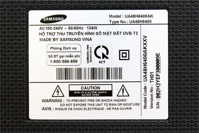 Smart Tivi 3D LED Samsung UA48H6400 48 inch Màu Đen