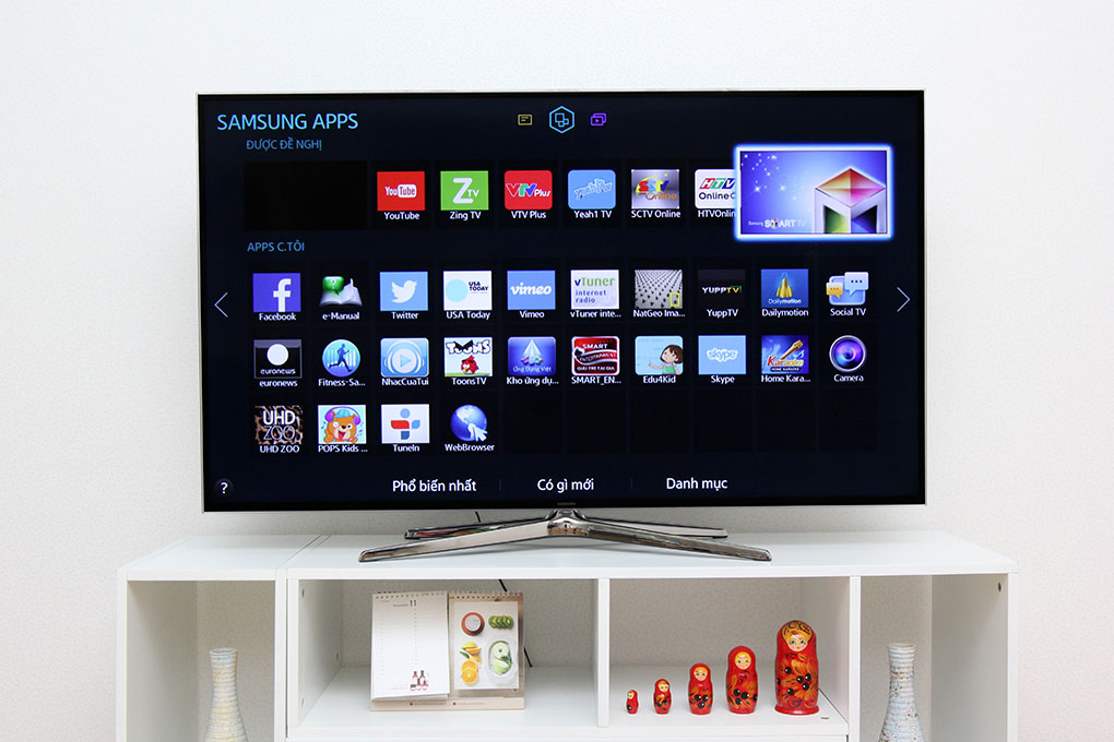 Smart Tivi 3D LED Samsung UA55H6400 55 inch Màu Đen