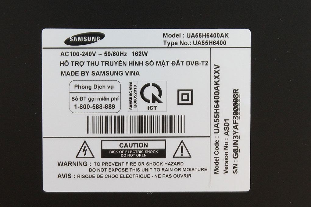 Smart Tivi 3D LED Samsung UA55H6400 55 inch Màu Đen