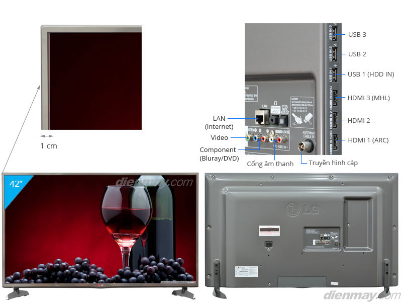 Smart Tivi 3D LED LG 42LB650T 42 inch