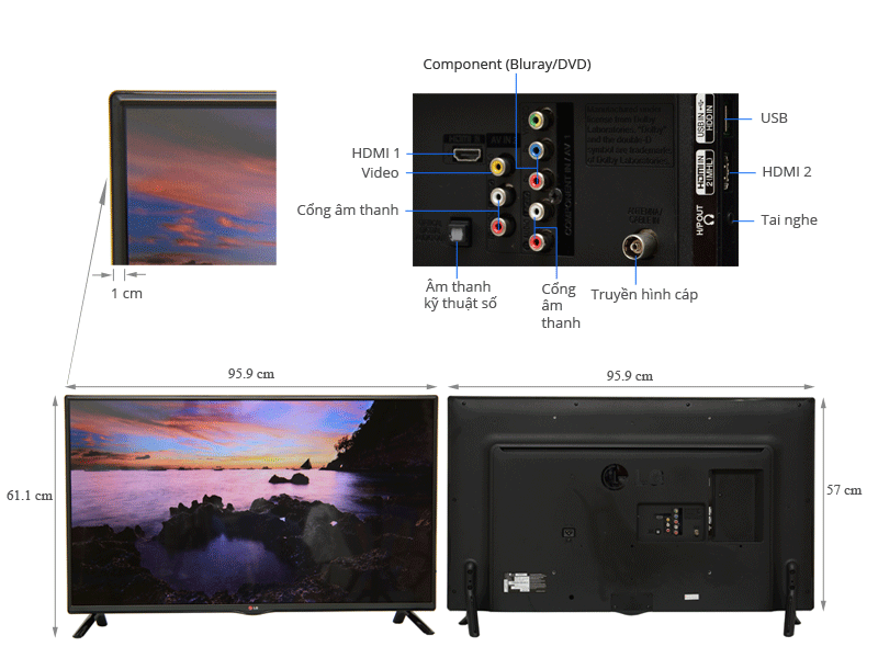 Tivi LED LG 42LB551T 42 inch