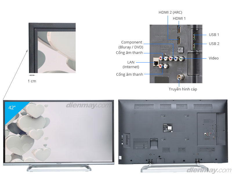 Smart Tivi LED Panasonic TH-42AS620V 42 inch