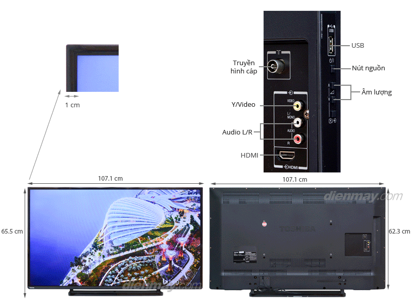 Tivi LED Toshiba 47L2450 47 inch