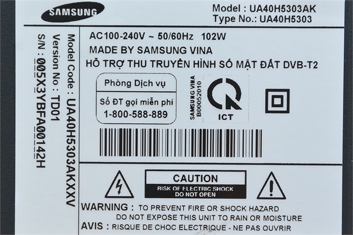 Internet Tivi LED Samsung UA40H5303 40 inch