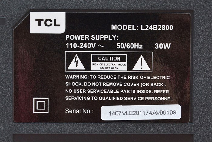 Tivi TCL 24 inch L24B2800