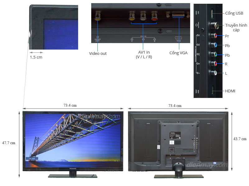 Tivi LED Panasonic TH-32A402V 32 inch