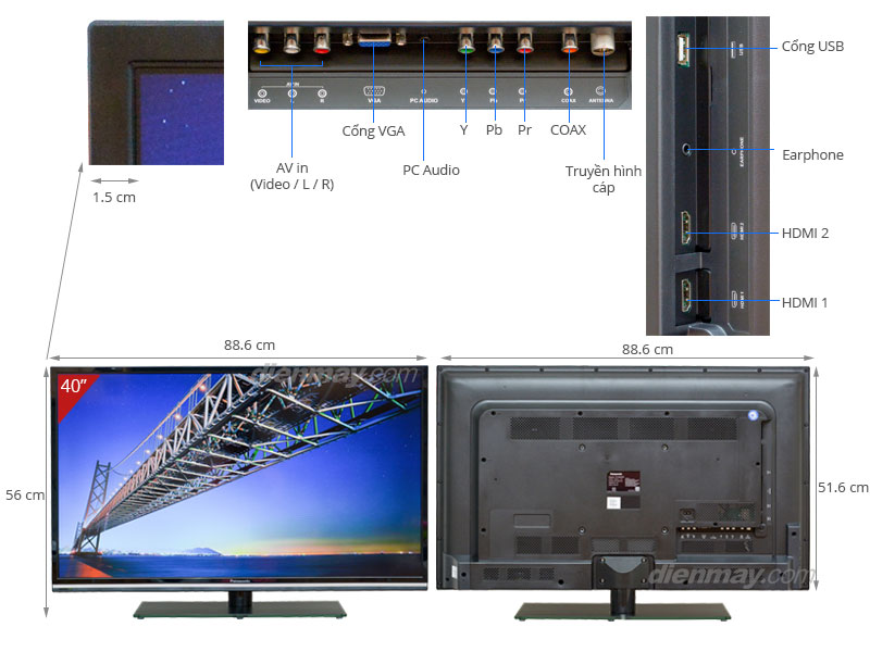 Tivi LED Panasonic TH-40A402V 40inch
