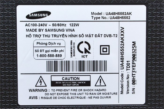 Smart Tivi LED Samsung UA48H5552 48 inch