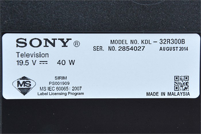 Tivi Sony 32 inch KDL-32R300B Màu Đen