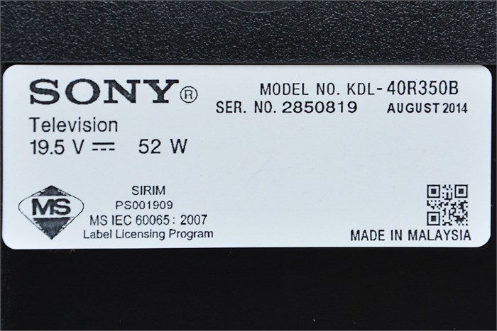 Tivi LED Sony KDL-40R350B 40 inch Màu Đen