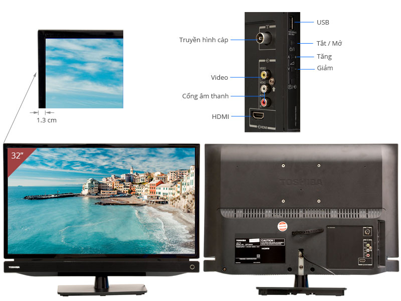 Tivi LED Toshiba 32P1400 32 inch