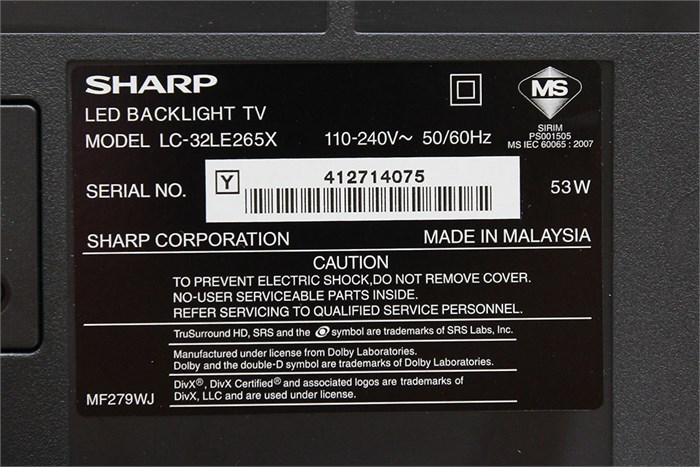 Tivi LED Sharp LC-32LE265X 32 inch