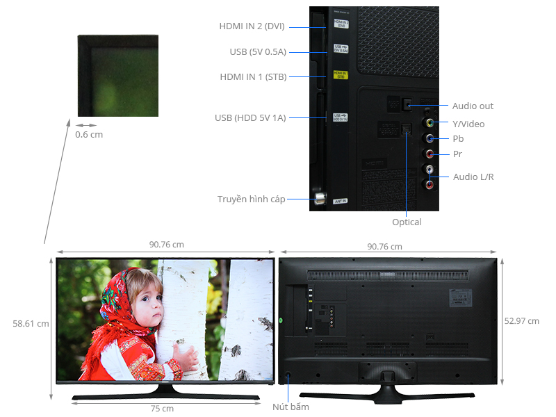 Tivi Samsung 40 inch UA40J5100