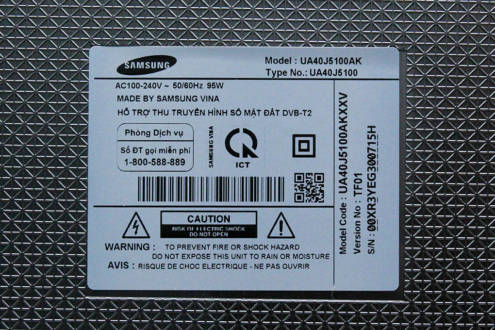 Tivi Samsung 40 inch UA40J5100 Màu Đen