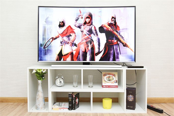 Smart Tivi Curved Samsung UA55JU7500 55 inch Màu Đen