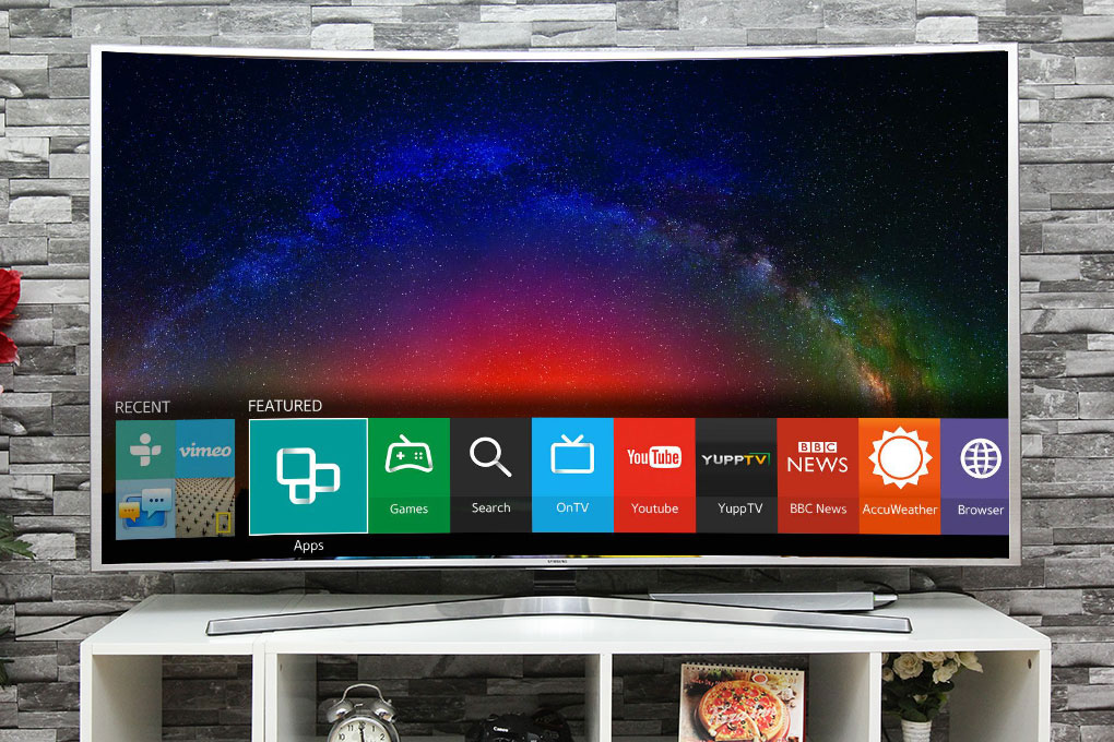 Smart Tivi Cong Samsung 65 inch UA65JS9000 Màu Xám