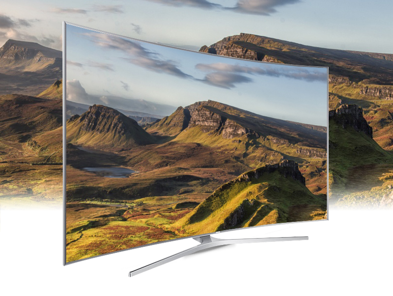 Smart Tivi Curved Samsung UA65JS9500 65 inch - Tivi xuất sắc nhất tại Tech Awards 2015, nổi bật với thiết kế màn hình cong sang trọng, đẳng cấp