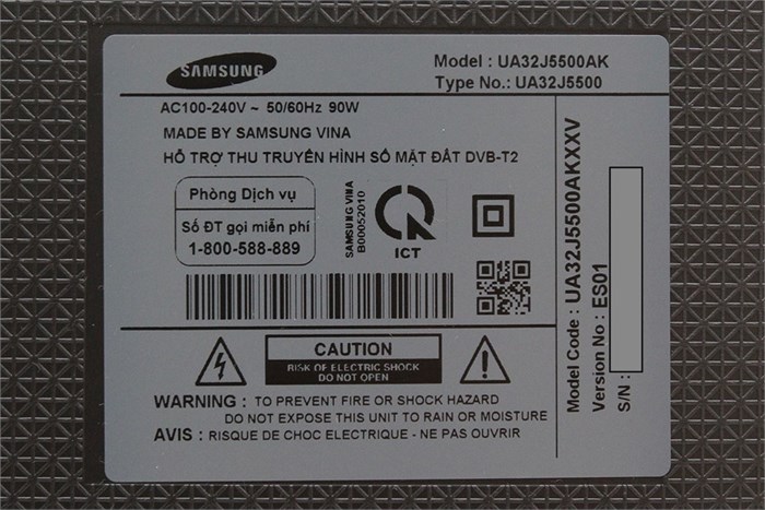 Smart Tivi Samsung 32 inch UA32J5500 Màu Xám