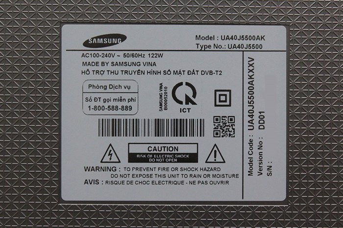 Smart Tivi Samsung 40 inch UA40J5500 Màu Xám