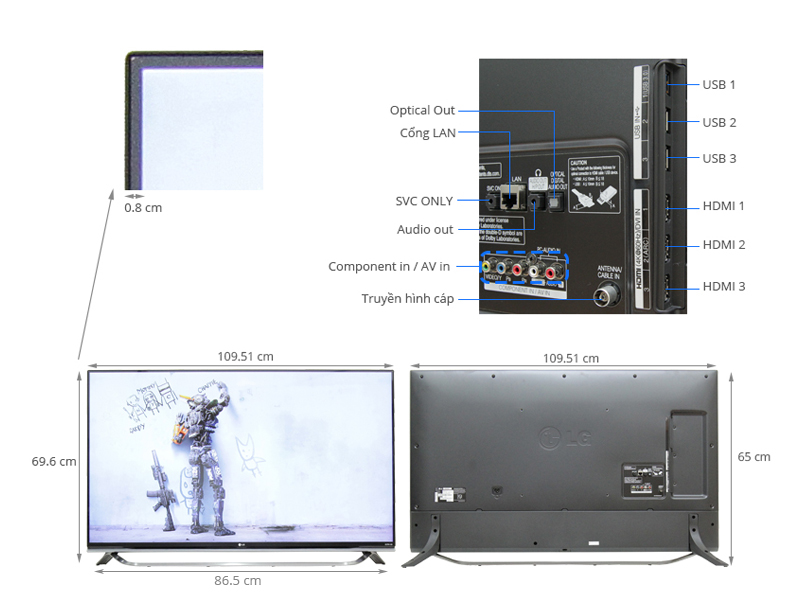Smart Tivi LG 49 inch 49UF850T