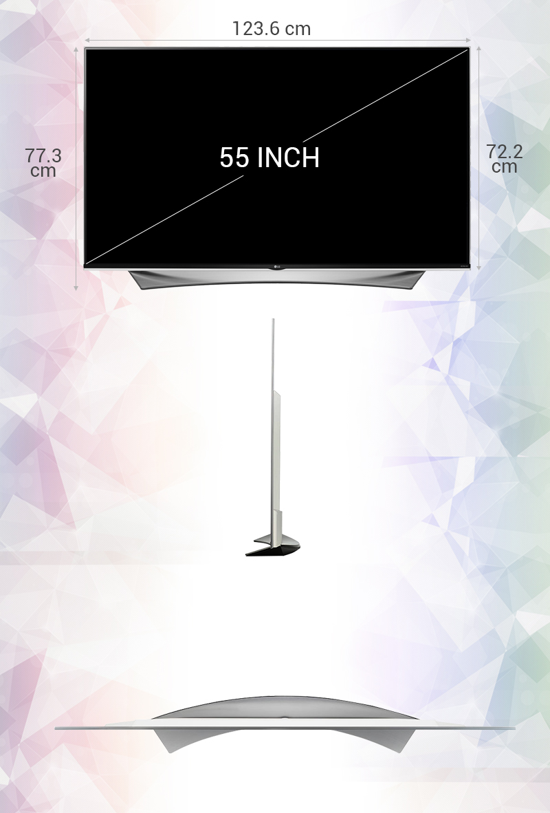 Smart Tivi LG 55 inch 55UF950T - Thông số kỹ thuật