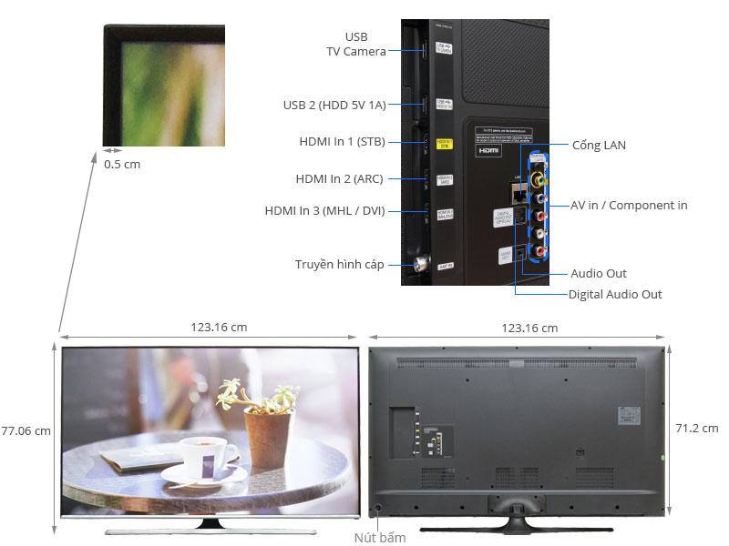 Smart Tivi Samsung 55 inch UA55J5500