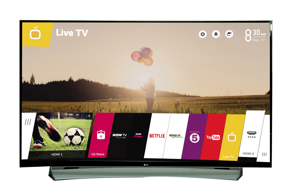 Smart Tivi Cong LG 55 inch 55UG870T Màu Đen