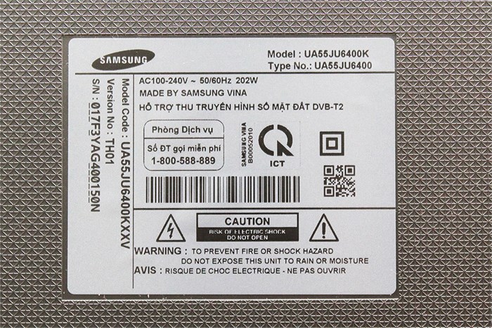 Smart Tivi LED Samsung UA55JU6400 55 inch Màu Xám