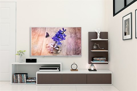 Tivi 49 inch với thiết kế hiện đại