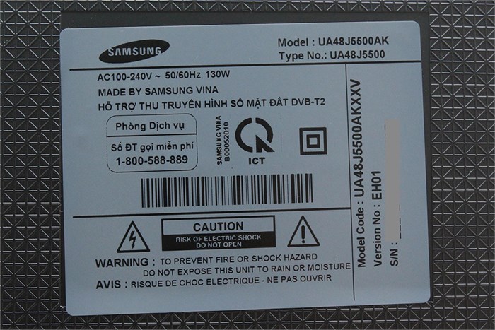 Smart Tivi Samsung 48 inch UA48J5500 Màu Xám