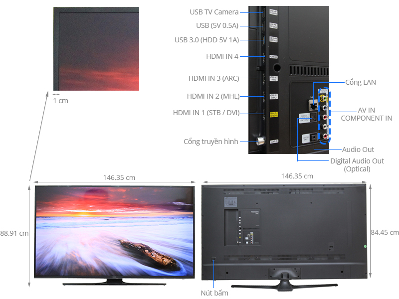 Smart Tivi Samsung 75 inch UA75JU6400 4K - Điện máy XANH