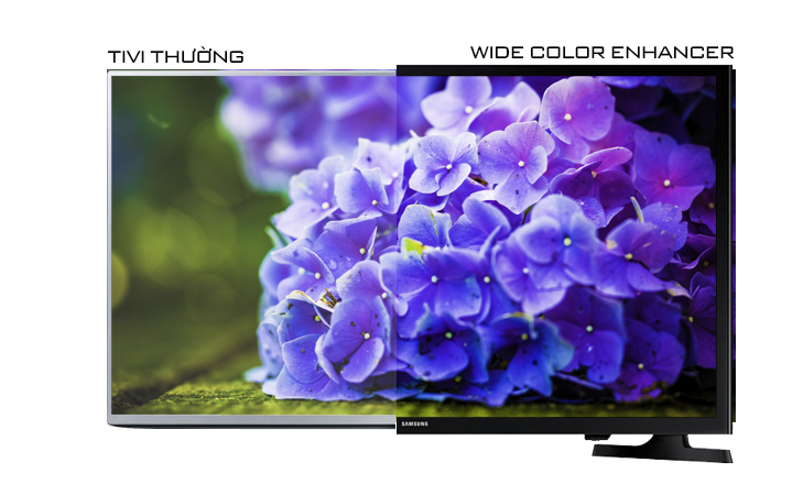 Tivi LED Samsung UA32J4003 32 inch - Sống động và chân thực trong từng khung hình với công nghệ Wide Color Enhancer