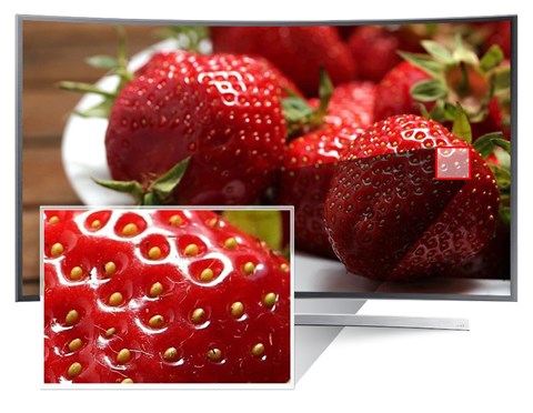 Sức hút từ tivi màn hình cong cùng độ phân giải 4K