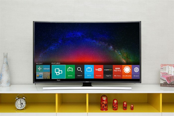 Smart Tivi Cong 48 inch Samsung UA48JU6600 Màu Xám