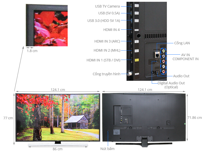 Smart Tivi Cong Samsung 55 inch UA55JU6600