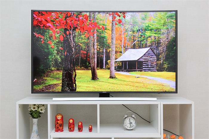 Smart Tivi Cong Samsung 55 inch UA55JU6600 Màu Xám