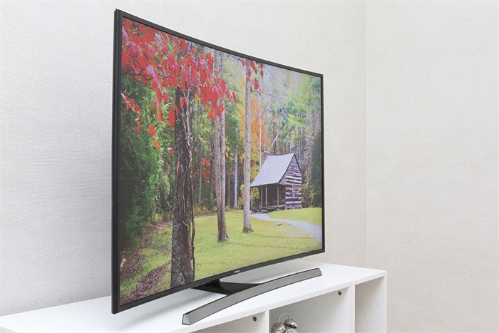 Smart Tivi Cong Samsung 55 inch UA55JU6600 Màu Xám