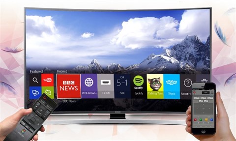 Samsung UA55JU6600 điều khiển bằng điện thoại