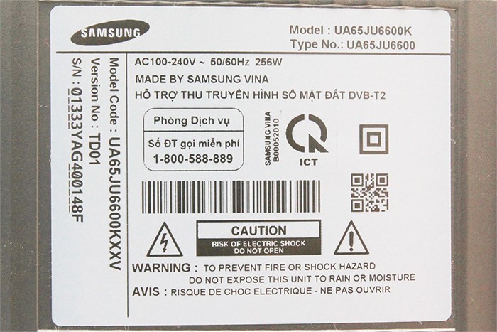 Smart Tivi Cong Samsung 65 inch UA65JU6600