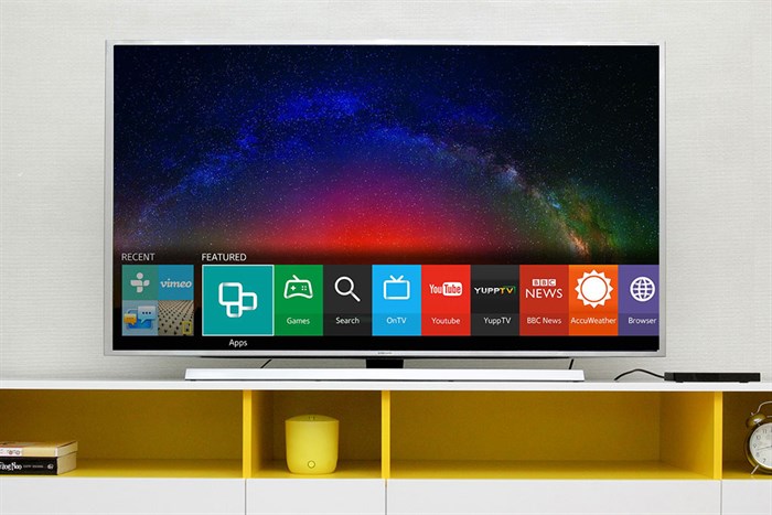 Smart Tivi Samsung UA55JS8000 55 inch Màu Xám