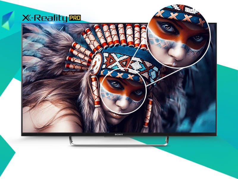 Internet Tivi Sony 40 inch KDL-40W700C - Tivi Full HD hiển thị sắc nét nhờ công nghệ X-Reality PRO