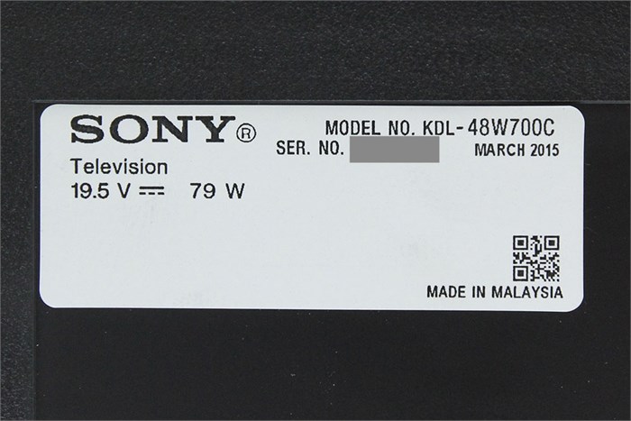 Smart Tivi cơ bản Sony 48 inch KDL-48W700C Màu Đen