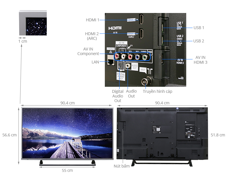 Smart Tivi Panasonic 40 inch TH-40CS620V
