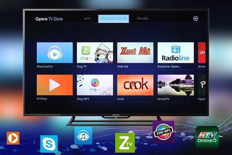 Sony KDL-48R550C có kho ứng dụng phong phú