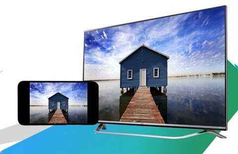 Smart Tivi LG 49 inch 49UF770T - Chiếu hình ảnh từ điện thoại lên tivi