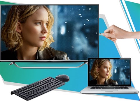 Smart Tivi LG 49 inch 49UF770T - Các cổng kết nối tiện lợi